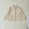Veste de travail en denim écru Hal