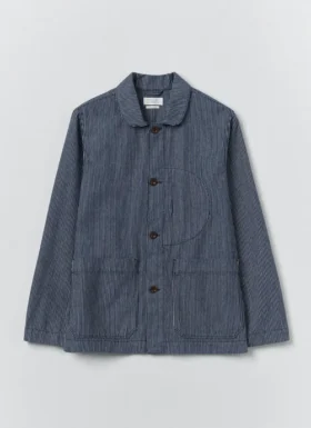 Veste de travail en denim à rayures Hickory