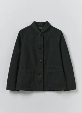 Veste de travail Hal en coton et lin à micro-motif pied-de-poule
