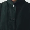 Veste de travail Hal en coton et lin à micro-motif pied-de-poule