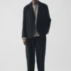 Veste en coton et laine à carreaux Sketch