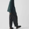 Veste en coton à rayures brodées à la main
