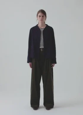 Veste en denim indigo japonais