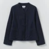 Veste en denim indigo japonais