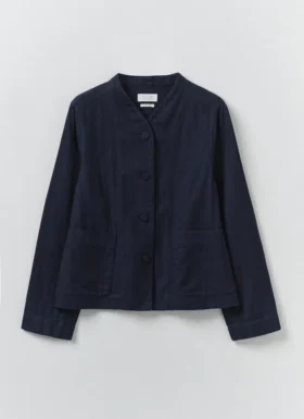 Veste en denim indigo japonais