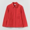 Veste en toile de coton teinte en pièce