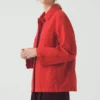 Veste en toile de coton teinte en pièce