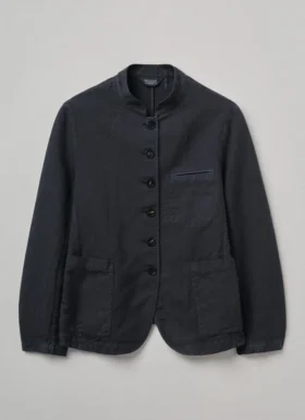 Veste soignée en coton et lin