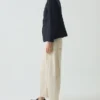 Veste soignée en coton et lin